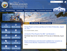 Tablet Screenshot of marblehead.org